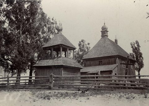 Haradnaja (Horodno), the market square, photographed by Isaak Serbov in 1912. R’ Chaim Chaikel Perlov was av beis din of Haradnaja (family-tradition line).