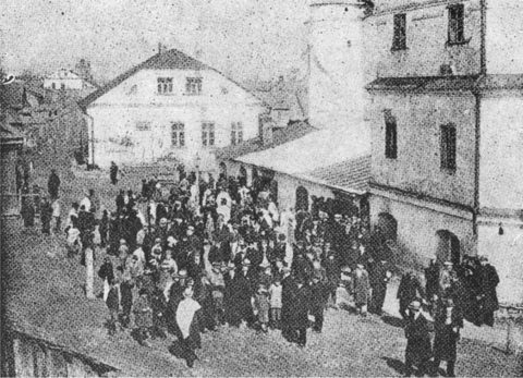 Pinsk, the Great Synagogue, before 1939.