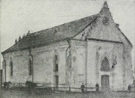 The synagogue of Chomsk, 1935 (picture by M. Olendzka).