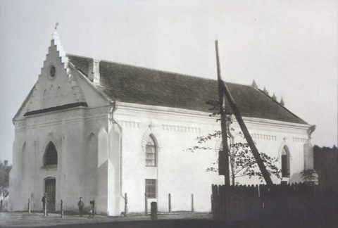 The synagogue of Chomsk, 1920s.
